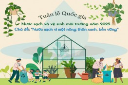 “Nước sạch vì một nông thôn xanh, bền vững”