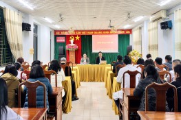 Chào cờ, sinh hoạt chi bộ tháng 02 năm 2026