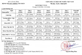 Lịch trực tuần, lịch công tác tuần Tết Nguyên Đán, Lịch Đội CCCĐ, Lịch trực tuần sau Tết (Từ ngày 16/02 - 01/03/2026)