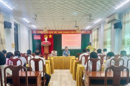 Chào cờ, sinh hoạt chi bộ tháng 6 năm 2026