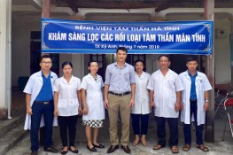 Hoàn thành khám sàng lọc các rối loạn tâm thần mạn tính tại thị xã Kỳ Anh